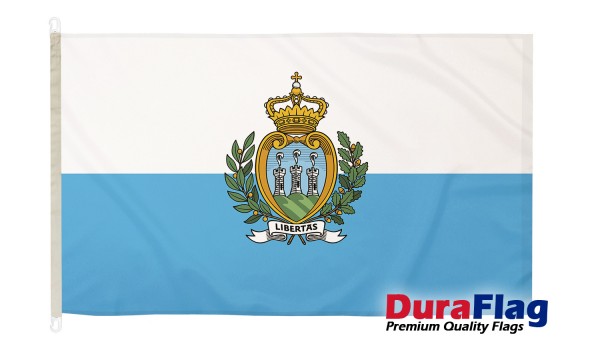 DuraFlag® San Marino Crest Premium Quality Flag